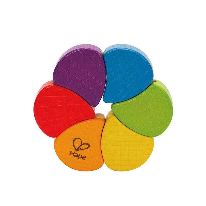 Hape Rainbow Rattle - CanaBee Baby