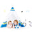Hape Teepee Tent Blue - CanaBee Baby