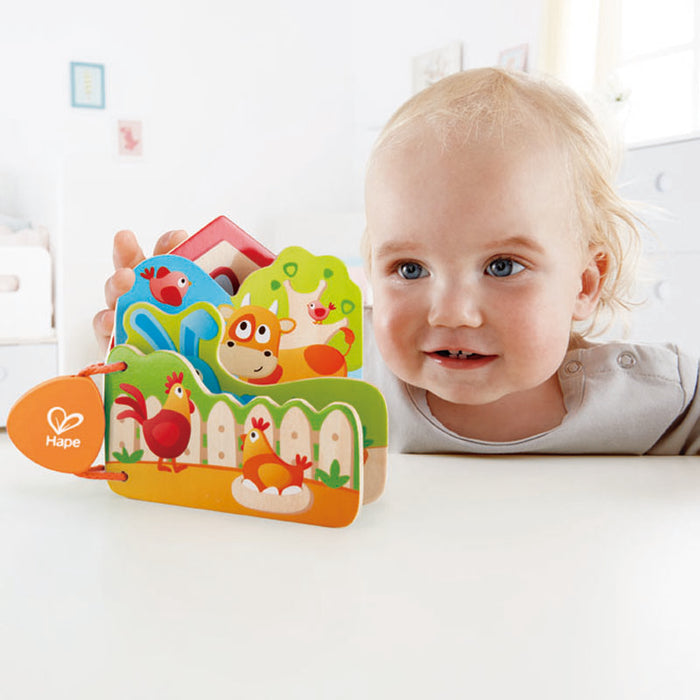 Hape Baby's Farm Animal Book E0046