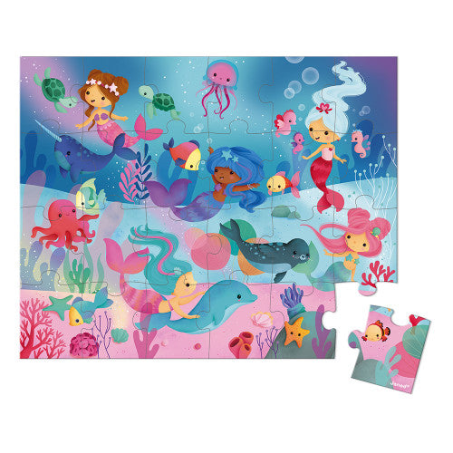 Janod Puzzle Mermaid 24pcs