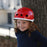 Baghera Children's Red Bicycle Helmet 32011
