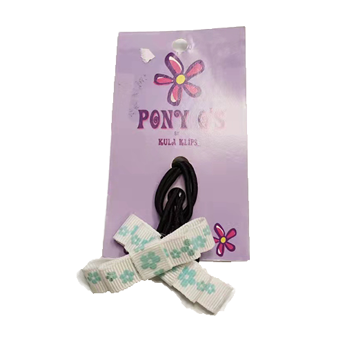 Kula Klip Hair Band - White/Blue