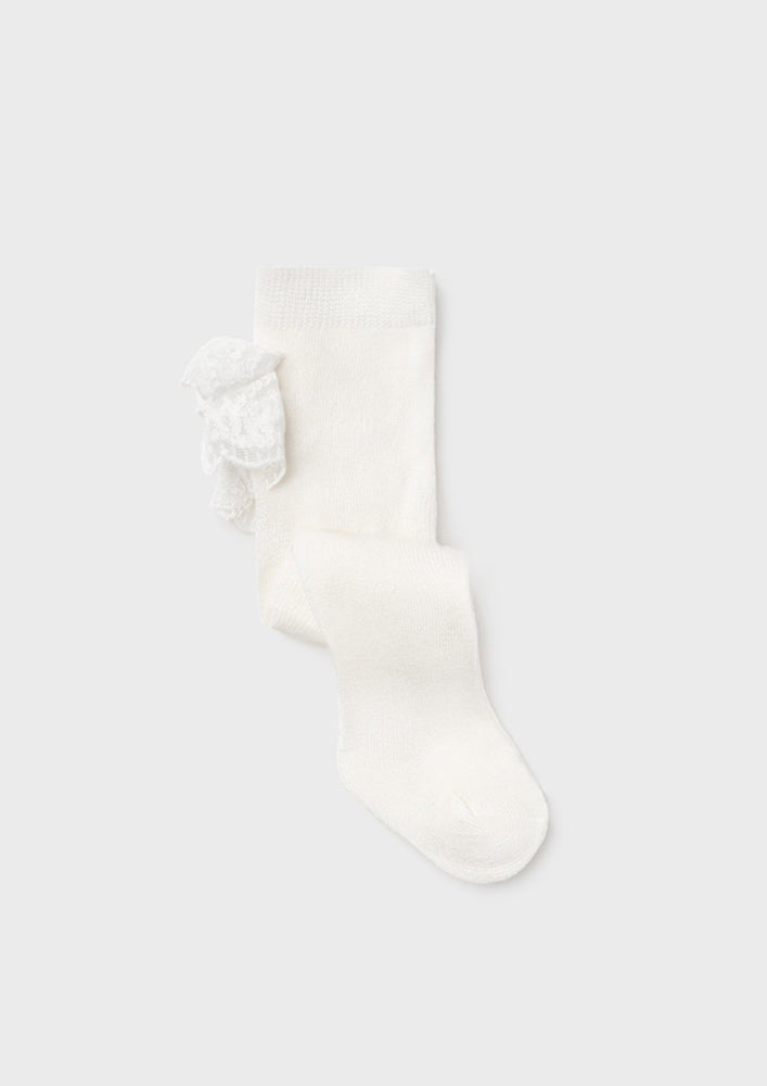 Mayoral Ruffled Tights - Crudo (9415-92)