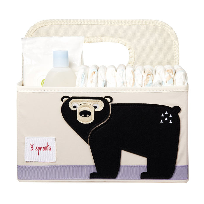 3 Sprouts Diaper Caddy Bear
