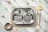 Grosmimi Stainless Baby Food Tray 5 Compartment w/Suction Plate