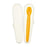 Innobaby Silicone Baby Spoon with Travel Case - Mango - CanaBee Baby