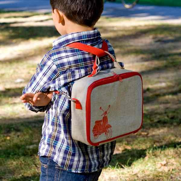 So Young Lunch Box Uncoated Neon Orange Giraffe