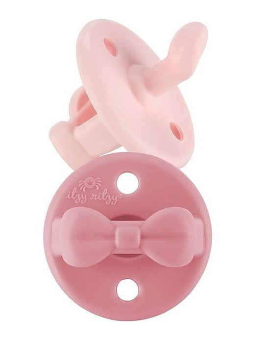 Itzy Ritzy Orthodontic Pacifier 2pk - Ballet Slipper & Primrose