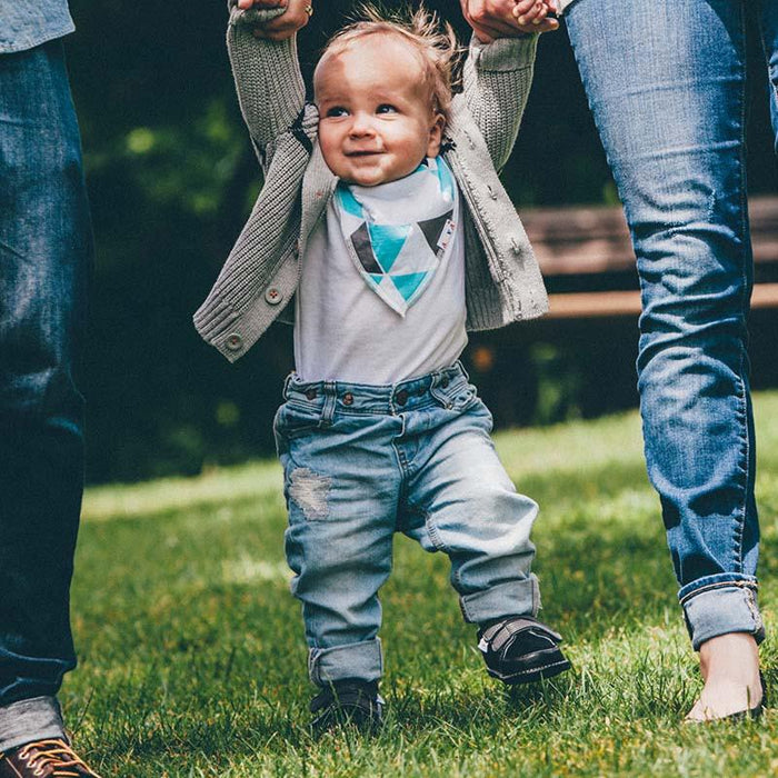 Jack & Lily My Shoes - Arlo Black/Grey - CanaBee Baby