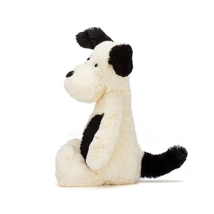 Jellycat Bashful Black/Cream Puppy M (LIMIT ONE PER CUSTOMER)