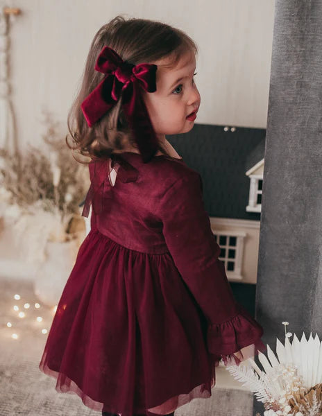 Karibou Kids Ever After Linen Tutu Dress - Plum