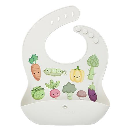 Glitter&Spice Food Bib - Kawaii Veggies