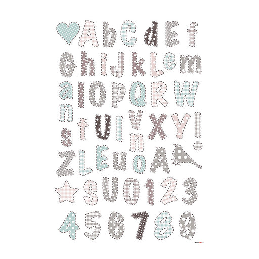 Kidslab Romantic Alphabet Wall Decals - CanaBee Baby