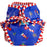 Kushies Swimsuit Diaper - Blue Ship Medium