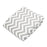 Kushies Fitted Crib Sheet Grey Chevron