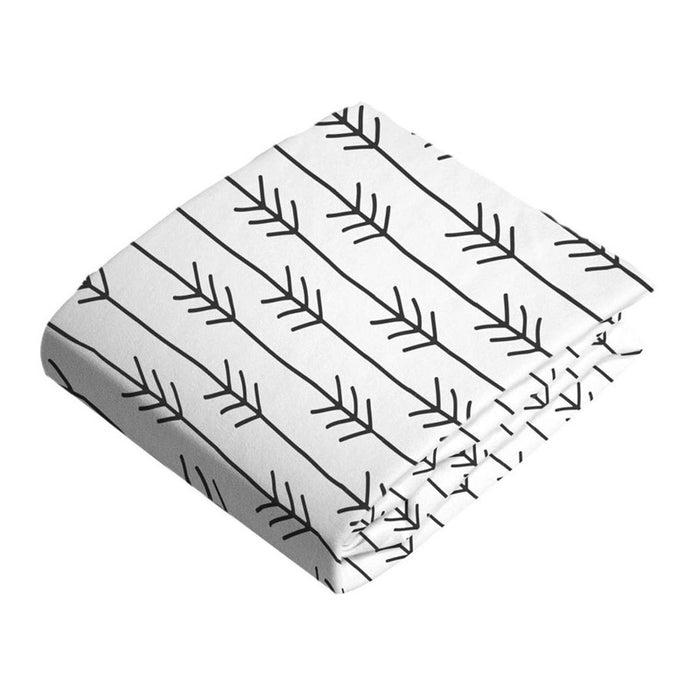 Kushies Flannel Fitted Crib Sheet