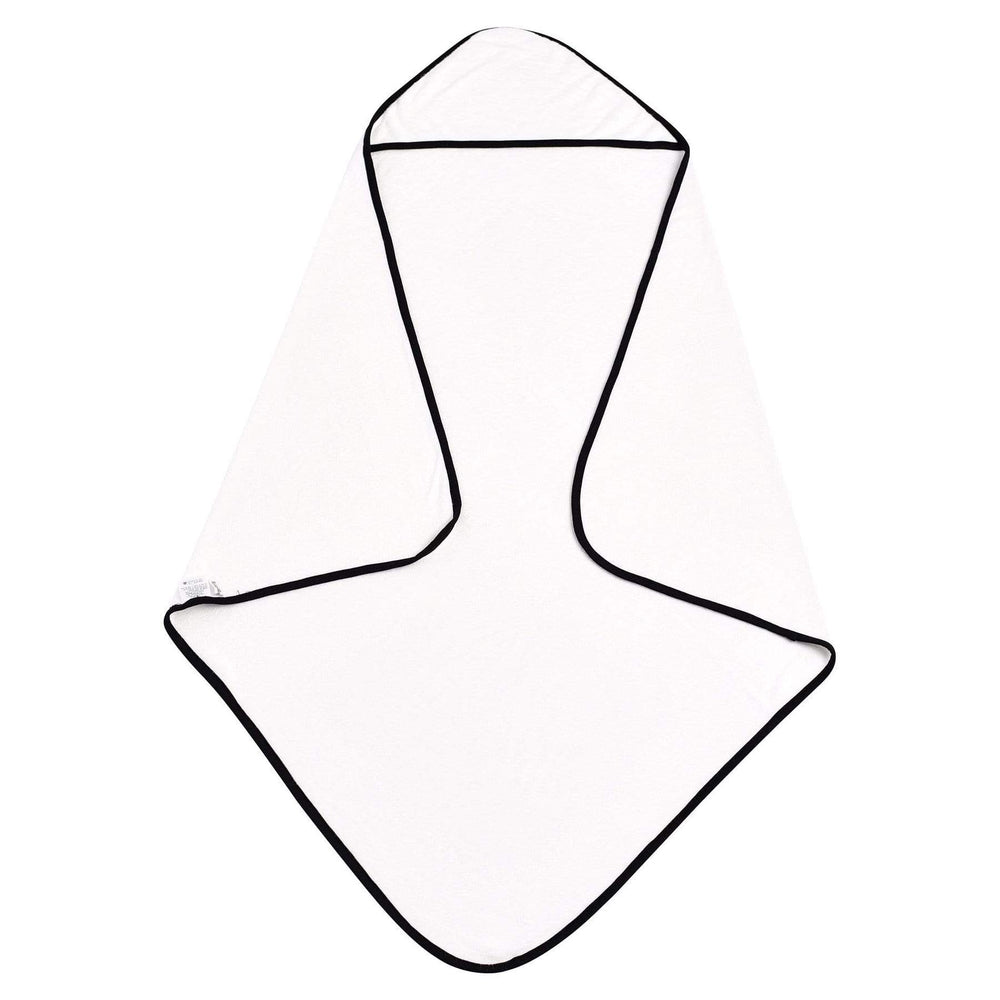 Kyte Baby Hooded Bath Towel - Could w/ Midnight Trim