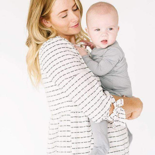 Kyte Baby Snap Footie - Storm