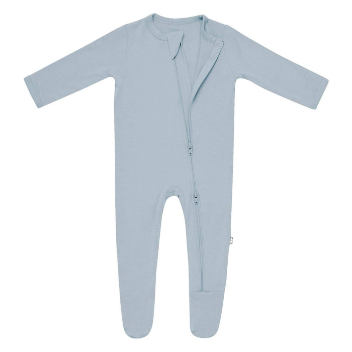 Kyte Baby Zippered Footie - Fog