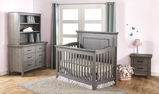 Pali Como Flat Top Forever Crib (Distressed Granite)