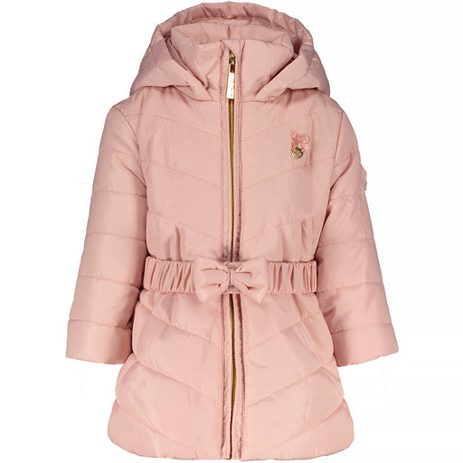 Le Chic Coat Fake Fur Balls Victorian Pink