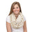 Leachco Luxi Infinity Nursing Scarf - Khaki/Ivory Stripe