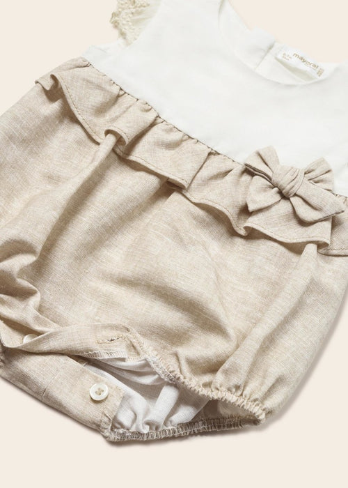 Mayoral Ceremony Linen Romper - Lino