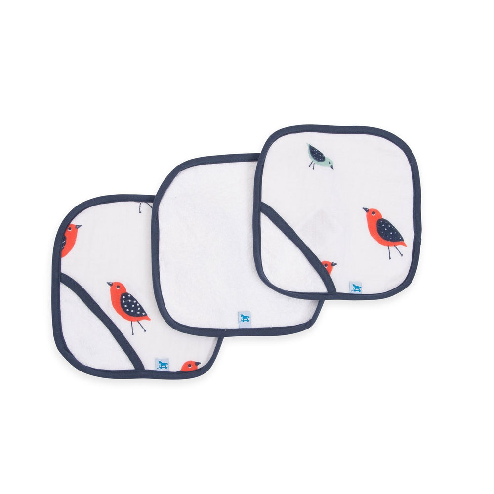 Little Unicorn Wash Cloth 3 Pack -  Little Wings