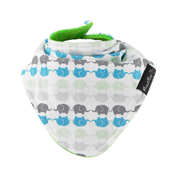 Mum2Mum Fashion Bandana Bib - Elephant - CanaBee Baby