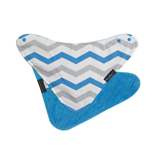 Mum2Mum Fashion Bandana Bib - Tear Grey Chevron - CanaBee Baby