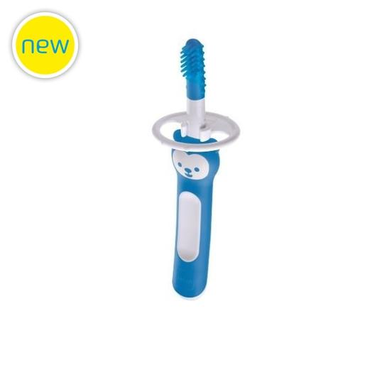 Mam Massaging Brush Set w/Safety Shield Boy