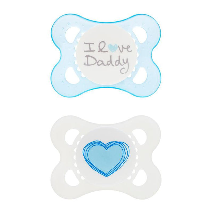 MAM Love & Affection Pacifier - Daddy Boy 0-6m - CanaBee Baby