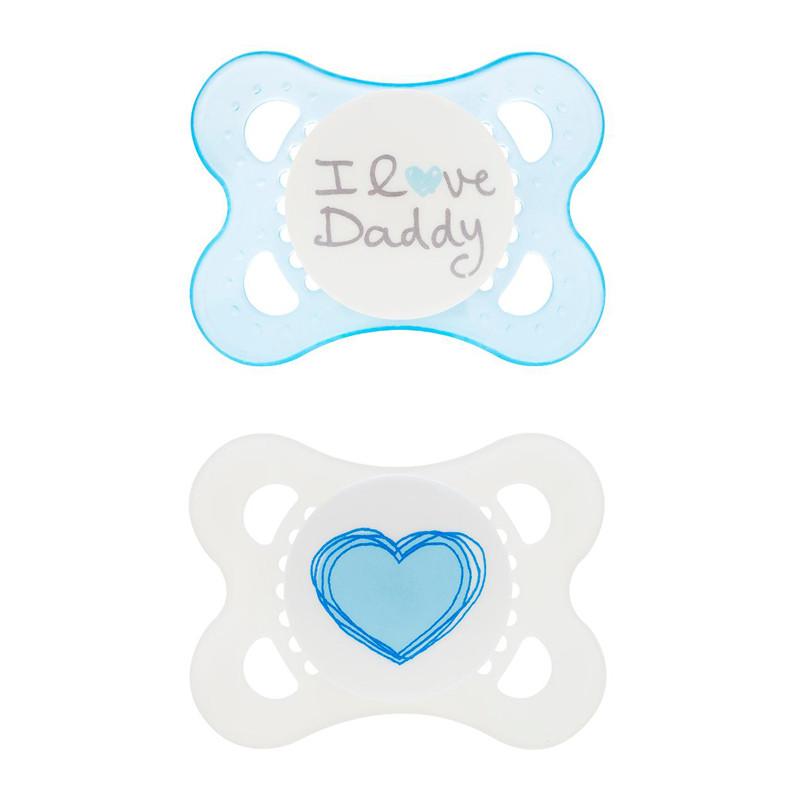 MAM Love & Affection Pacifier - Daddy Boy 0-6m - CanaBee Baby