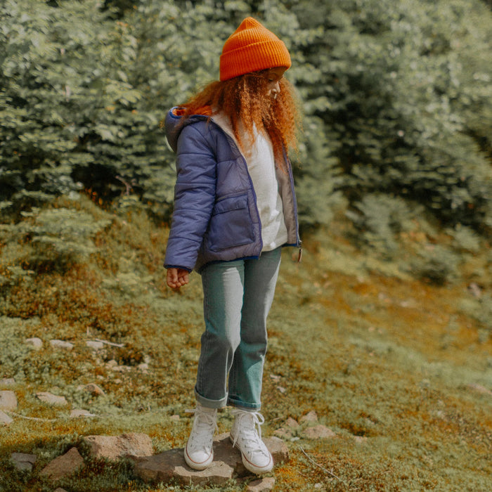 Souris Mini Puffer Coat - Purple