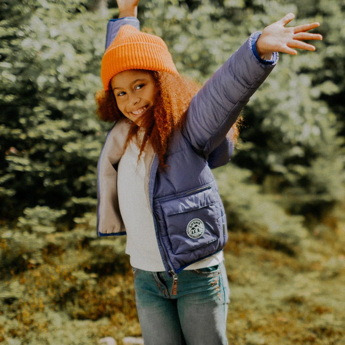 Souris Mini Puffer Coat - Purple