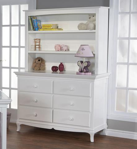 Pali 5555 Bookcase Hutch (White)