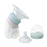 Marcus&Marcus Silicone Angled Bottle&Breast Pump - Mint 120ml MNMNU13-GN
