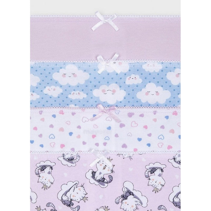 Mayoral Panties Set of 4 - Lila (10122-62)