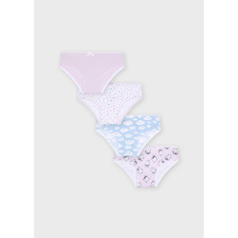 Mayoral Panties Set of 4 - Lila (10122-62)