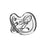 EcoViking Silicone Pacifier - Transparent (347105)