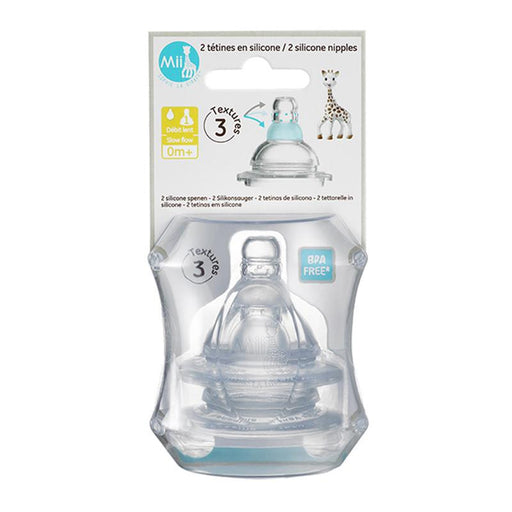 Mii Sophie La Girafe Nipple 2pk 0m+ - CanaBee Baby