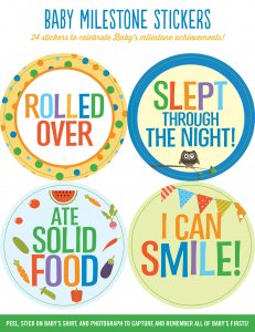 Peter Pauper Press INC. Baby Milestone Stickers (1404)