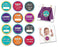 Sticky Bellies Milestone Stickers - Milestone Momentos: Baby's Firsts