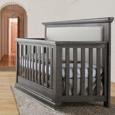 Pali 2101 Modena Forever Crib w/panel insert (Distressed Granite w/ Grey Vinyl)