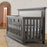 Pali 2101 Modena Forever Crib w/panel insert (Distressed Granite w/ Grey Vinyl)