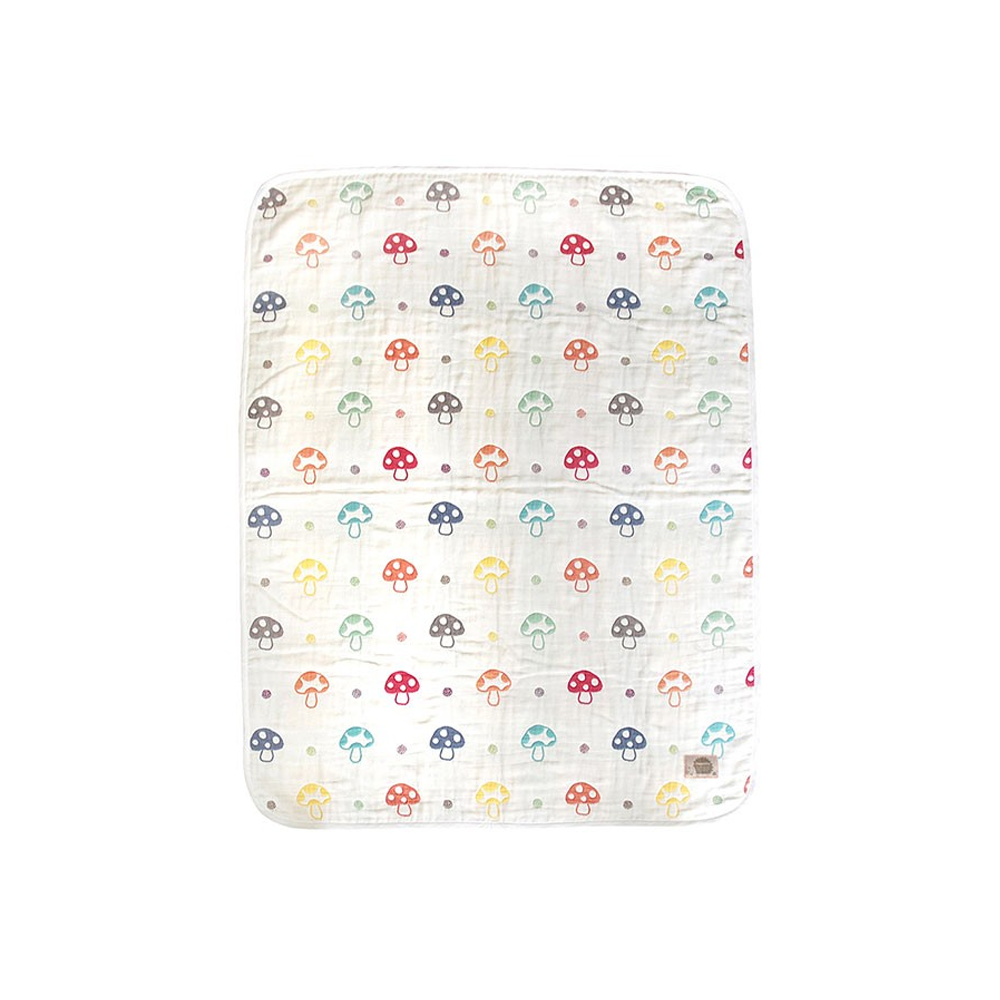 Hoppetta Six Layer Gauze Blanket Chamignon (Mushroom) - M 5235