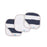 Little Unicorn Wash Cloth 3 Pack - Navy Strip