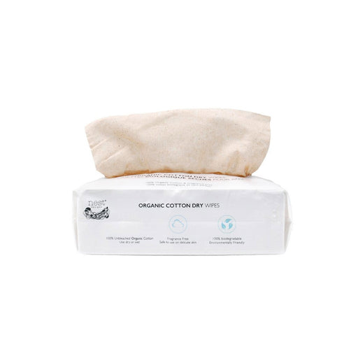 Nest Designs Organic Cotton Dry Wipes - 80pc