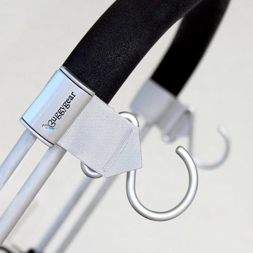 Nikiani Buggygear Boutique Buggy Hooks 2pk - Platinum - CanaBee Baby