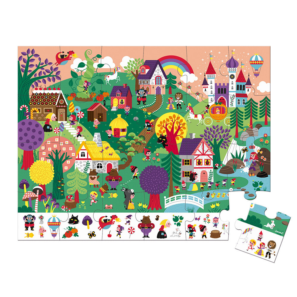 Janod Puzzle Observation Tales 24pcs